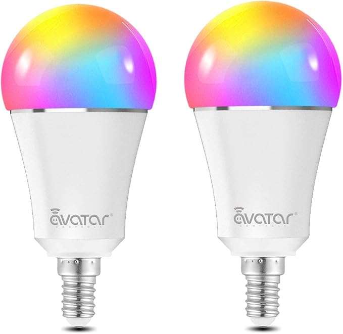 Bombilla LED Inteligente WiFi, E14 Multicolor RGB