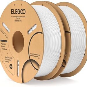 ELEGOO Filamento PLA 1.75 2KG Blanco